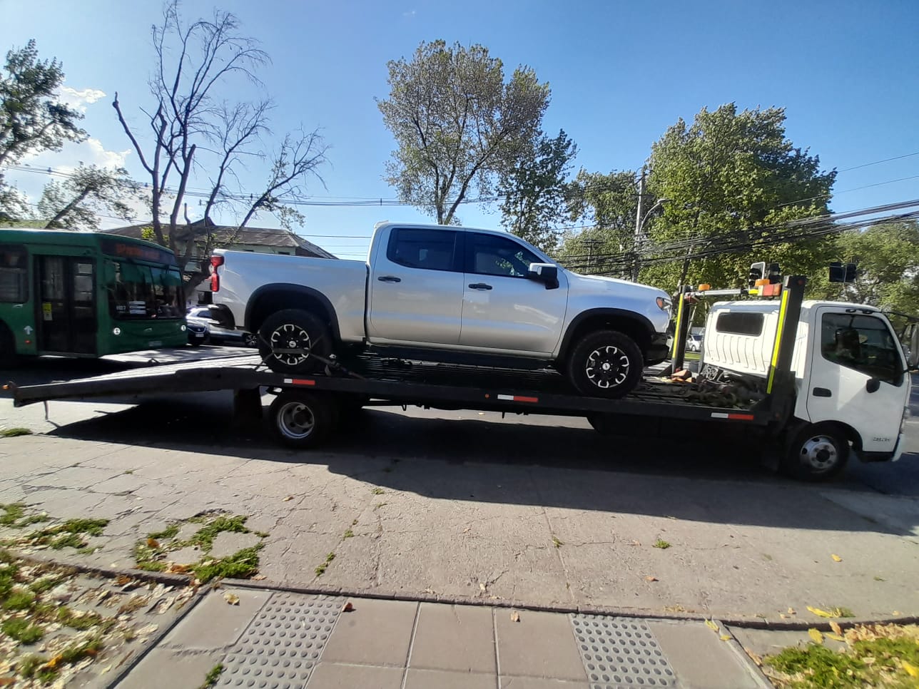 Grua en Quinta Normal, Santiago - Grúas Fuentes RM